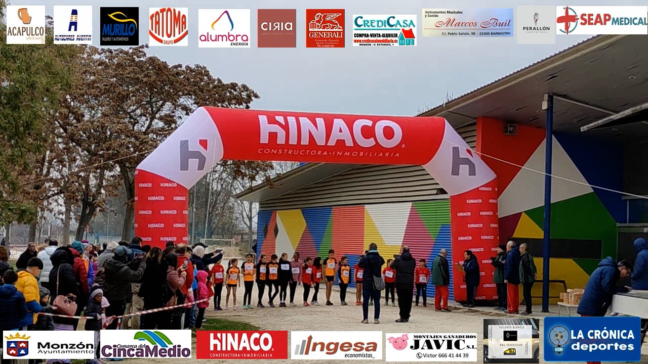 María Aso y Saúl Alcalde, vencedores absolutos del LXII Cross de Santa Bárbara en Monzón organizado por el CA HINACO MONZÓN