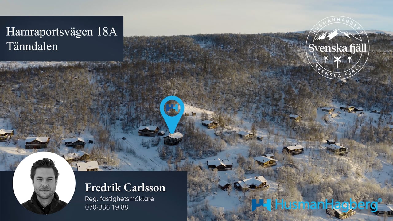 10 rum Fritidshus på Hamraportsvägen 18 Tänndalen - Funäsdalen Härjedalens kommun - video