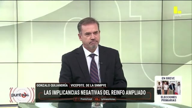 Entrevista a Gonzalo Quijandría en Canal 2