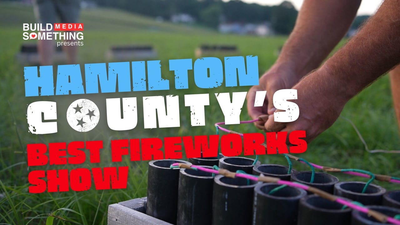 We were invited to a secret fireworks show.