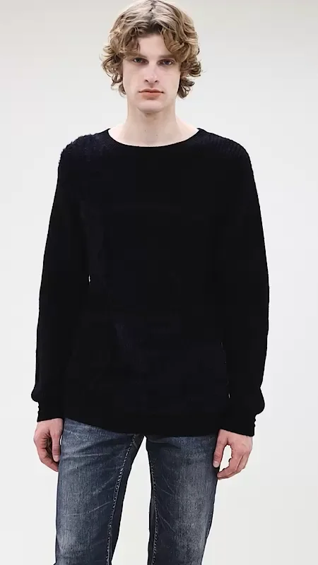 コンビネーション クルーネックニット｜5351POUR LES HOMMES / 5351