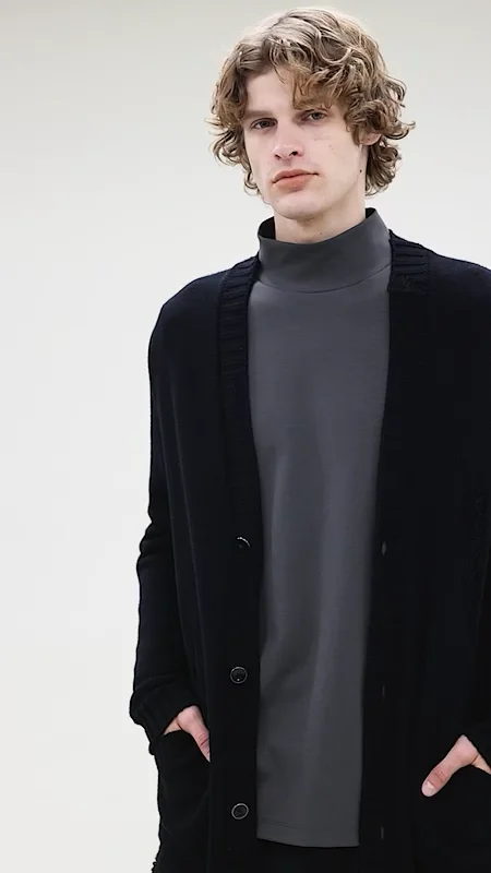 ダメージ ニットカーディガン｜5351POUR LES HOMMES / 5351プール・オム