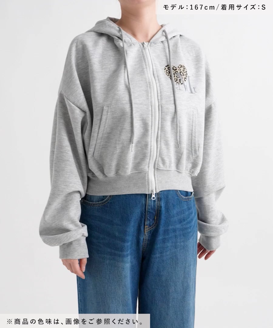 再入荷【UNISEX】MUCENT／レオパード フードZIP | [公式]エーランド