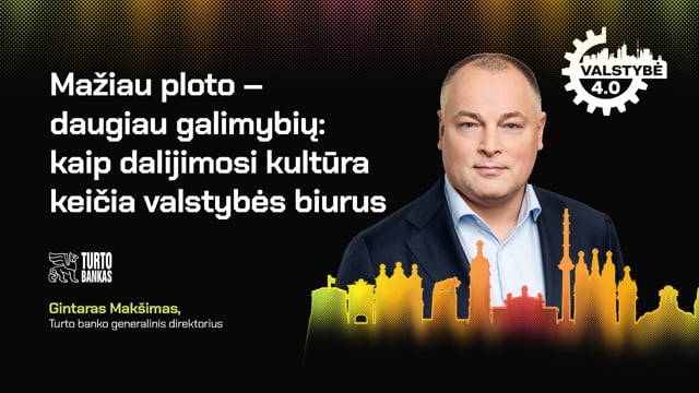 Mažiau ploto – daugiau galimybių: kaip dalijimosi kultūra keičia valstybės biurus