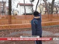 Pesaro - Rami sopra i garage, residenti protestano: "Manca manutenzione"