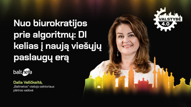 Nuo biurokratijos prie algoritmų: DI kelias į naują viešųjų paslaugų erą