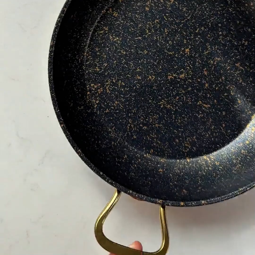 מחבת נון סטיק שקשוקה - סדרת GOLD