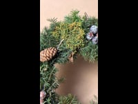 Corona de Navidad Decorada Natural 40cm