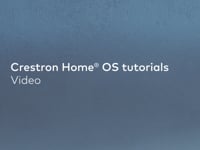 How to Control & Navigate Video Sources in the Crestron Home App
