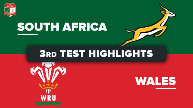 July Internationals | South Africa v Wales - Third Test Highlights
