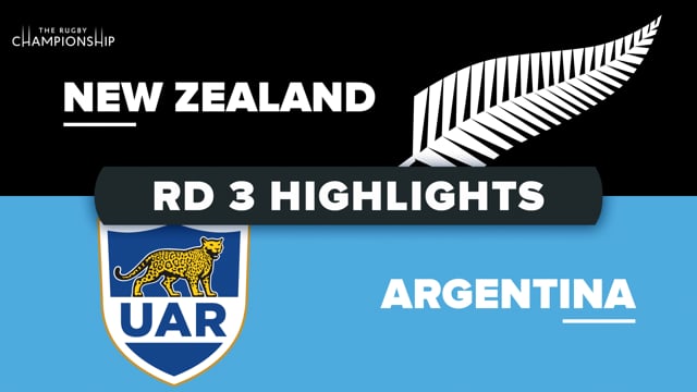 The Rugby Championship | New Zealand v Argentina - Round 3 Highlights