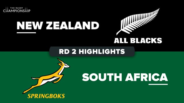 The Rugby Championship 2023 - New Zealand v South Africa - Rd 2 Highlights