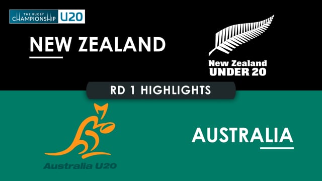 HIGHLIGHTS | NEW ZEALAND v AUSTRALIA | The Rugby Championship U20 2025 | Round 1