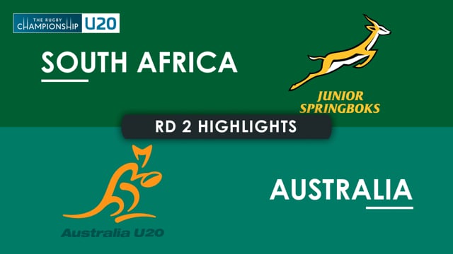 HIGHLIGHTS | SOUTH AFRICA v AUSTRALIA | The Rugby Championship U20 2025 | Round 2