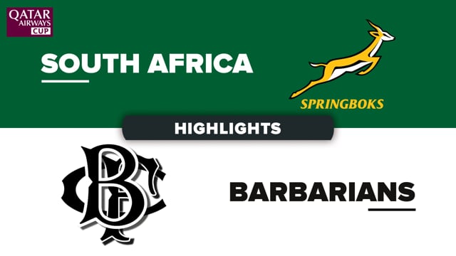 HIGHLIGHTS | South Africa v Barbarians FC | Tour Match 2025