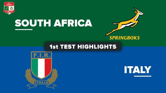 HIGHLIGHTS | SOUTH AFRICA v ITALY | July Internationals 2025