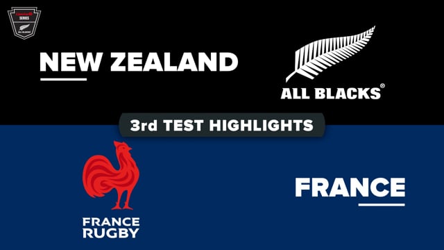 2025 Inbound 3rd Test | New Zealand v France Highlights