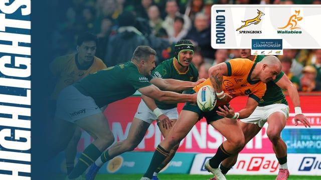 SOUTH AFRICA v AUSTRALIA | The Rugby Championship 2025 | Round 1