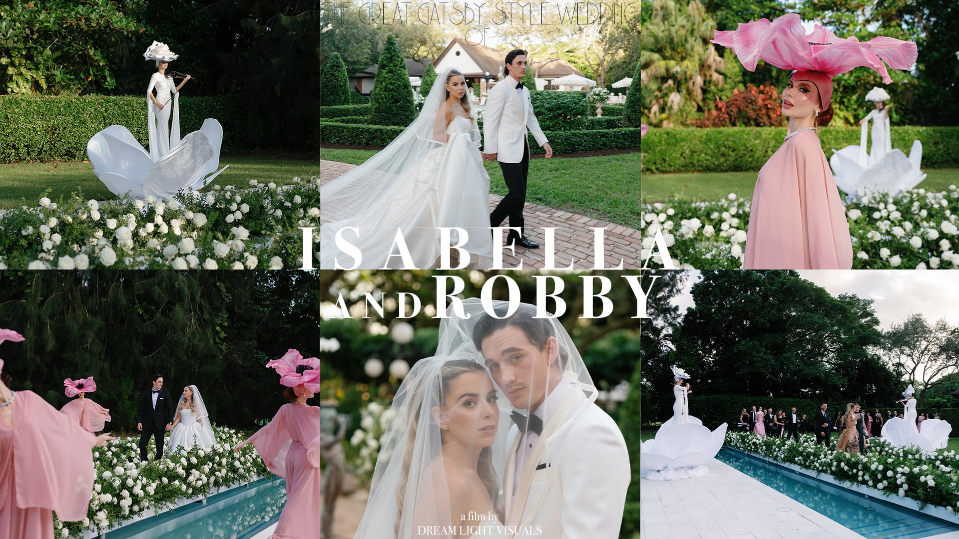 The Great Gatsby Style Wedding of Isabella & Robby