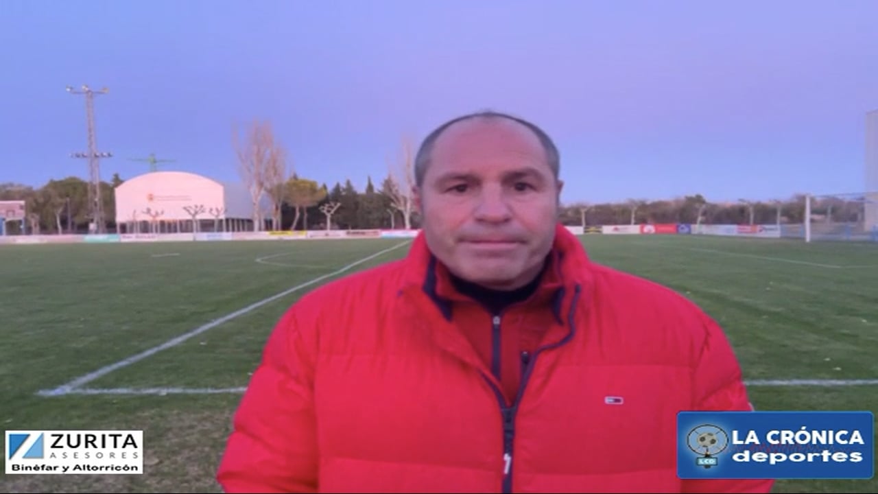 CHELU (Entrenador Altorricón) CD Sadabense 2-7 CD Altorricón / Jor. 12 / Preferente / Gr 1 / Fuente: CD Altorricón