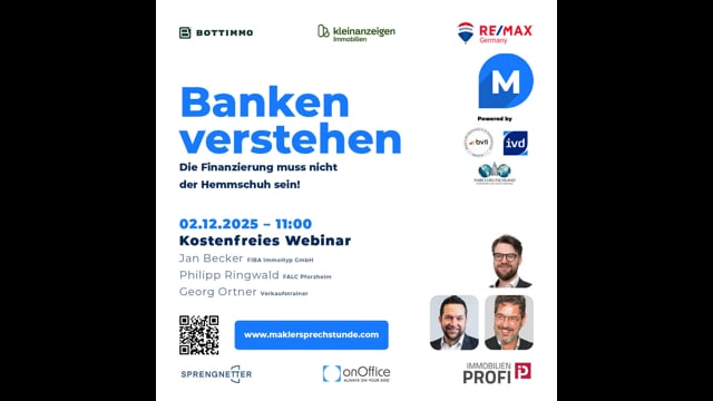 Banken verstehen: Die Finanzierung muss nicht der Hemmschuh sein!