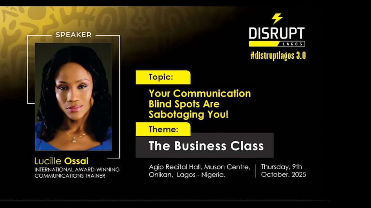 Your Communication Blind Spots Are Sabotaging You!│Lucille Ossai│DisruptHR Talks