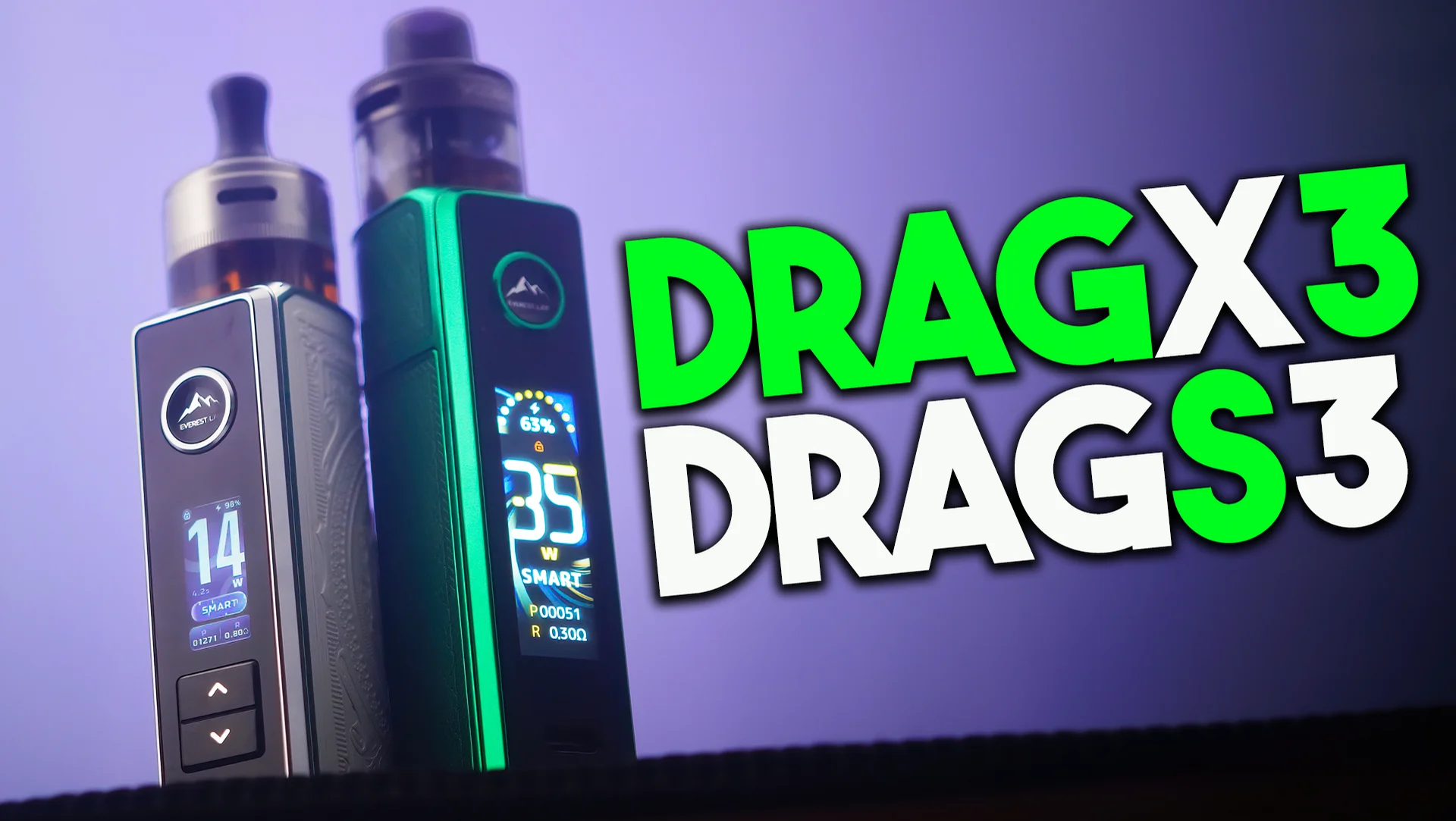 DRAGx3 vs DRAGs3... It's Complicated VooPoo