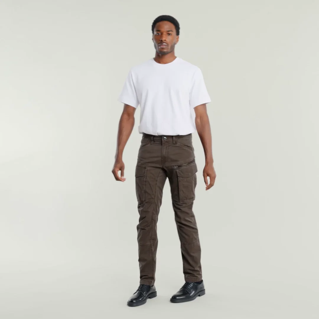 Rovic Zip 3D Regular Tapered Pants | Brown | G-STAR® US