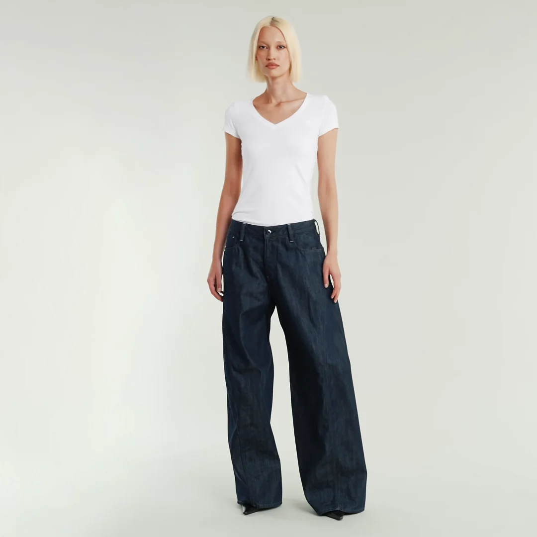 Helyx 3D Cinch Wide Jeans | Dark blue | G-STAR® US