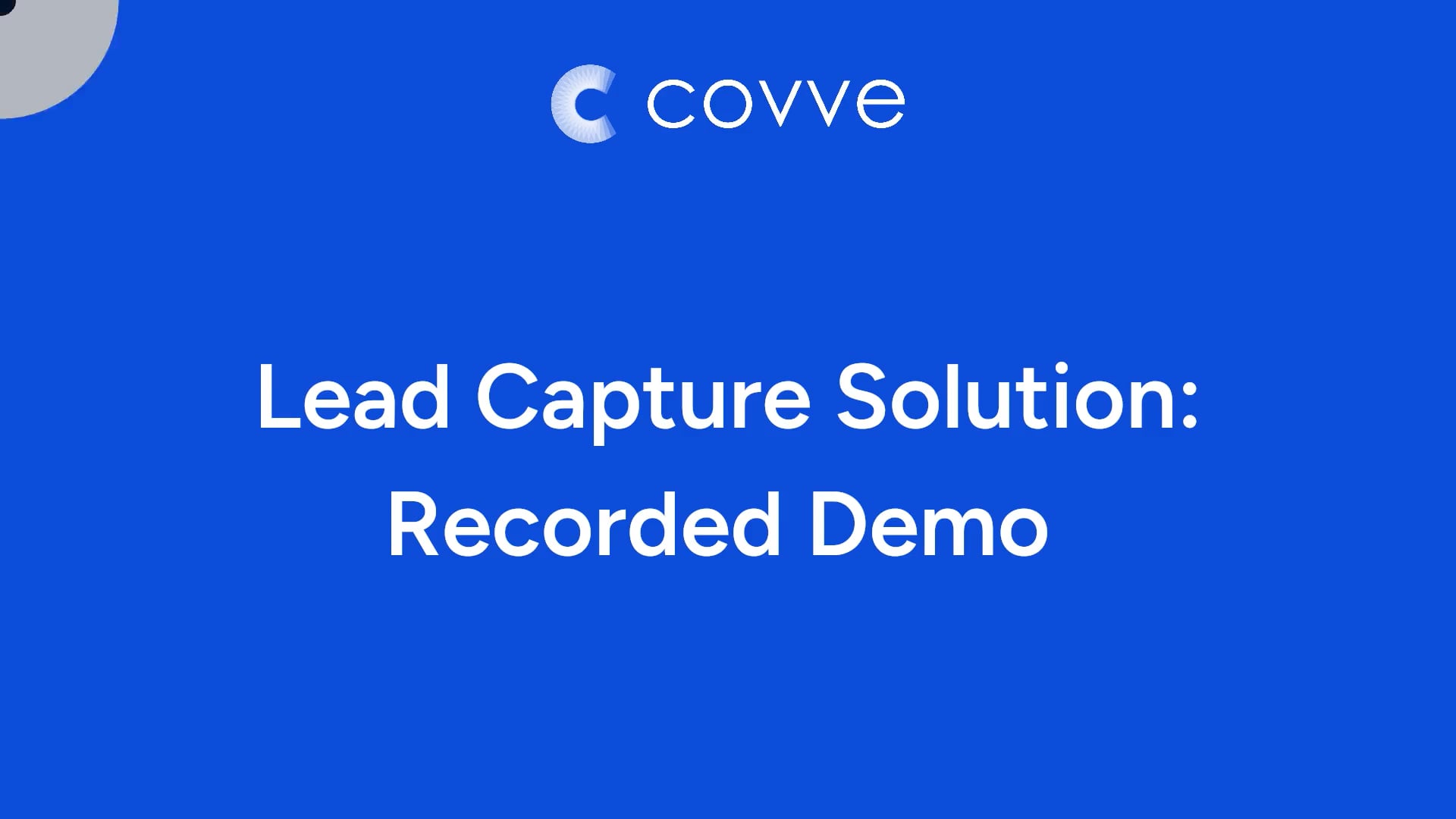 Covve’s Scanner & Lead Capture Solution - Demo