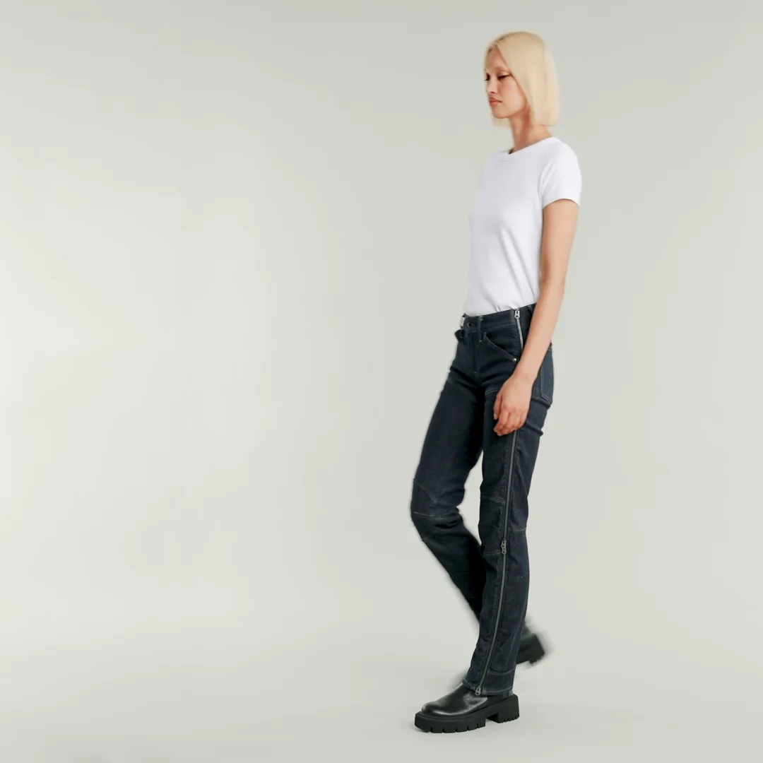 Dartt 3D Zip Slim Jeans | Dark blue | G-STAR® US