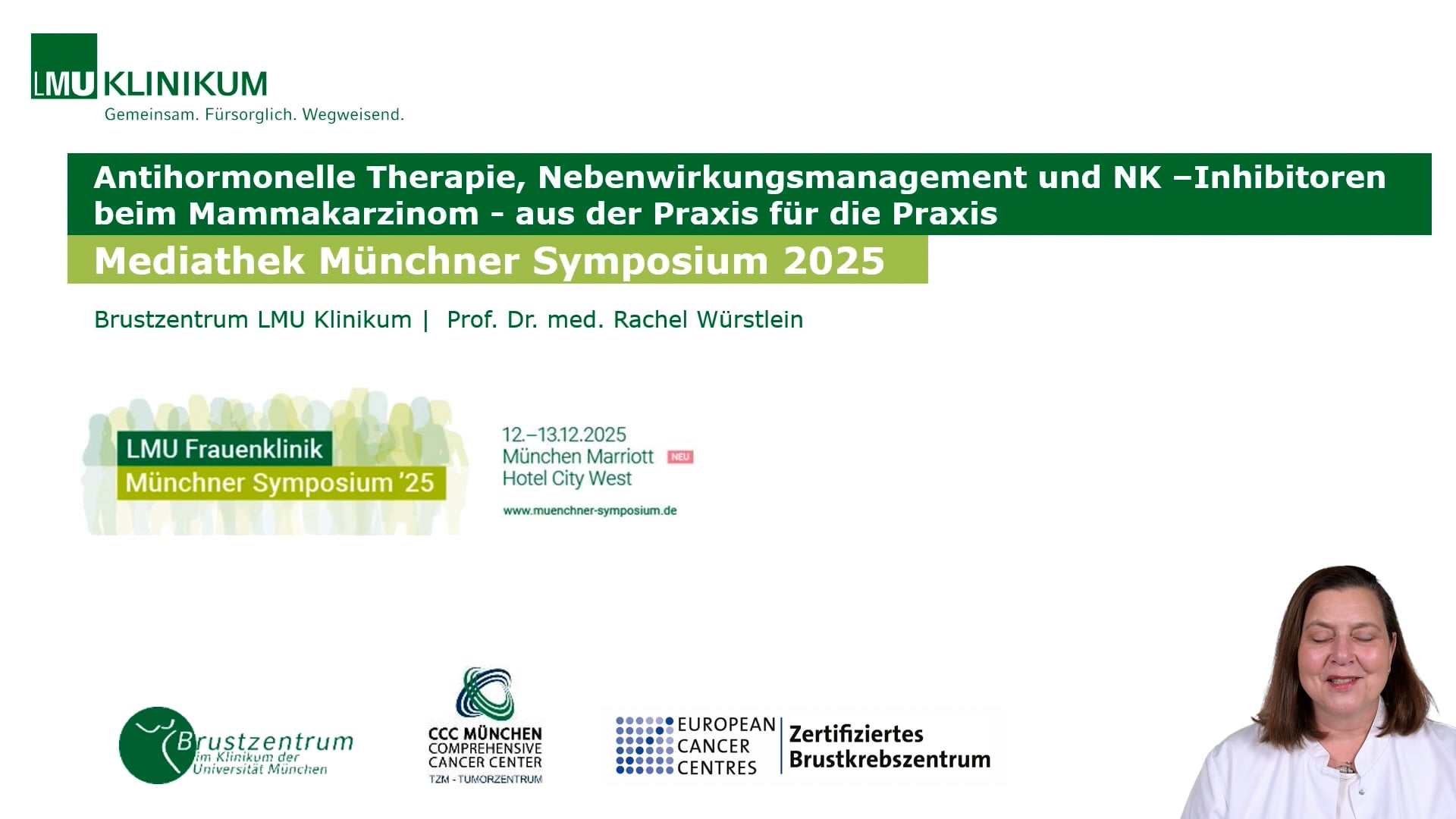 Thumbnail von Antihormonelle Therapie, Nebenwirkungsmanagement und NK- Inhibitoren beim Mammakarzinom