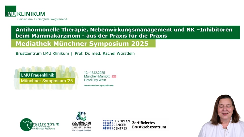 Thumbnail von Antihormonelle Therapie, Nebenwirkungsmanagement und NK- Inhibitoren beim Mammakarzinom