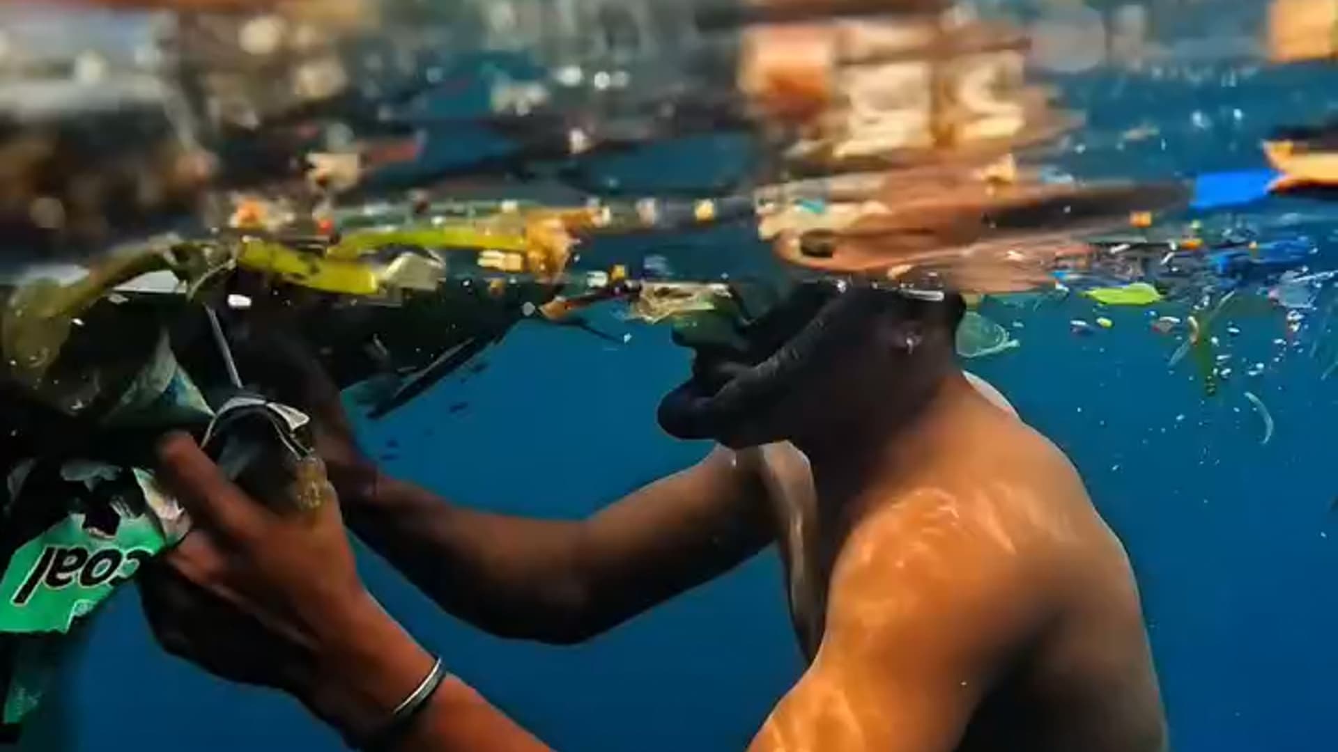 Collecting Ocean Trash