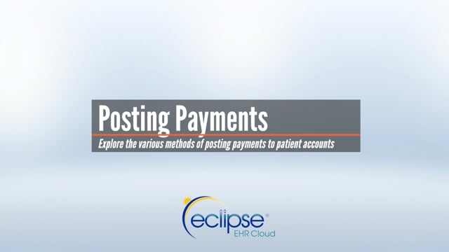 Posting Payments