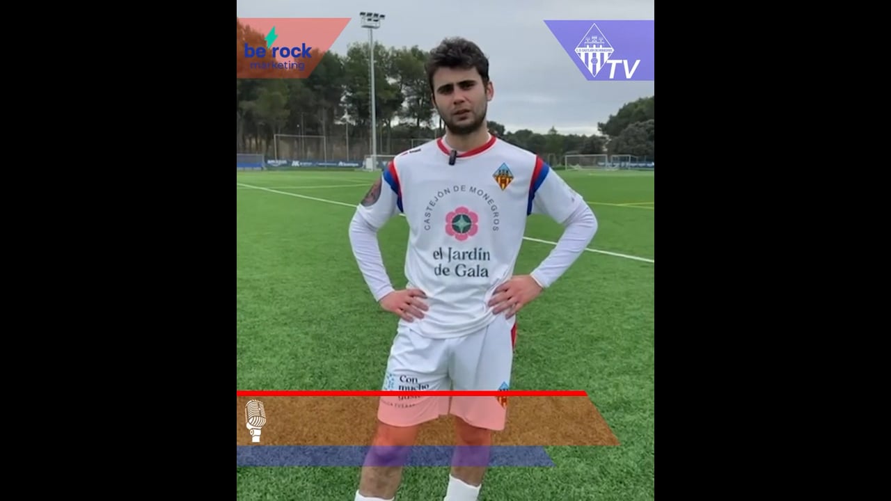 MATEO GONZÁLEZ (Jugador Castejón) SD Huesca C 2-1 CD Castejón / Jor. 11 - 2ª Regional Gr 2-2 / Fuente: CD Castejón