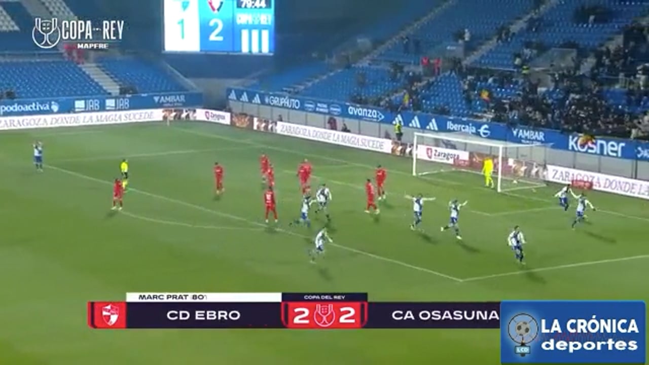 (RESUMEN Y GOLES) CD Ebro 3-5 CA Osasuna / 2ª Ronda - Copa del Rey / Fuente: Rfef