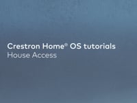 How to Control Your Doors, Garage Doors, and Gates in the Crestron Home App | House Access