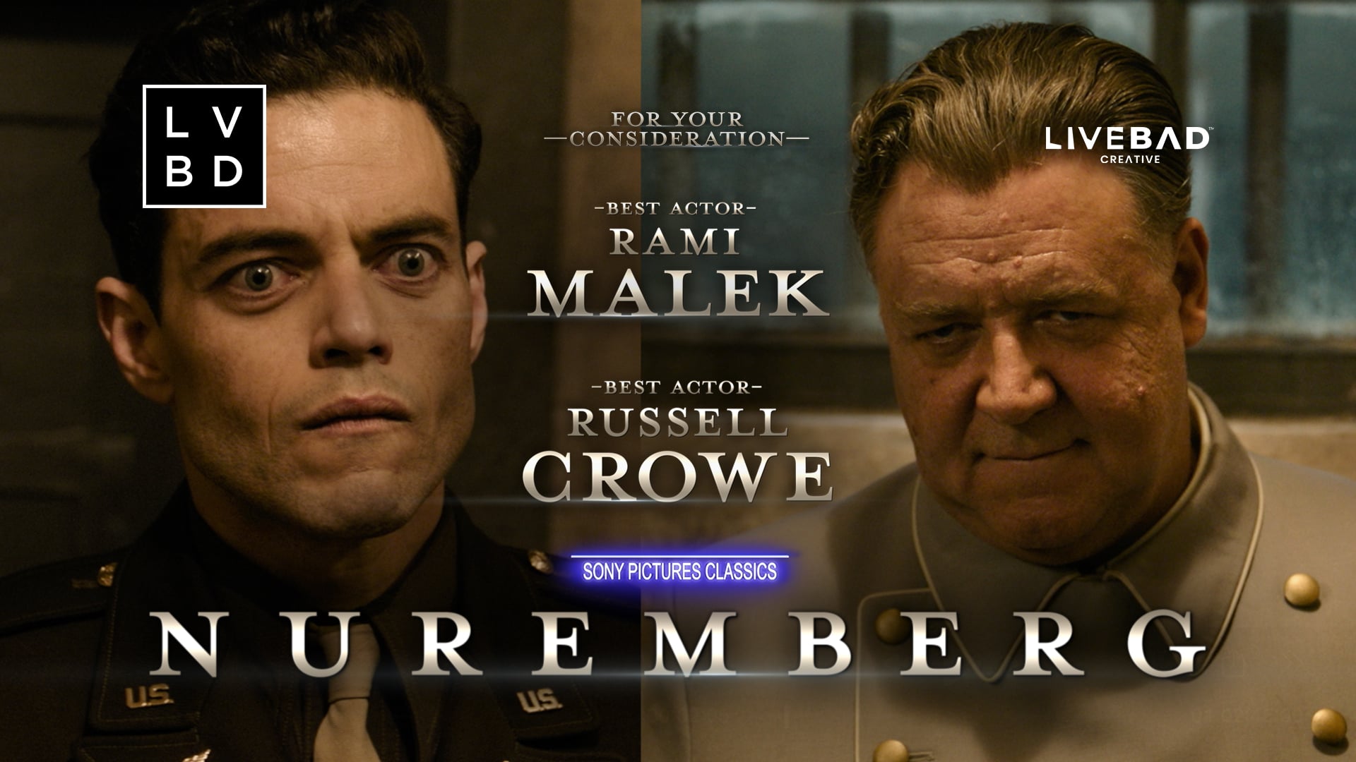 NUREMBERG :33 SPOT "FYC - RUSEEL CROWE & RAMI MALEK"