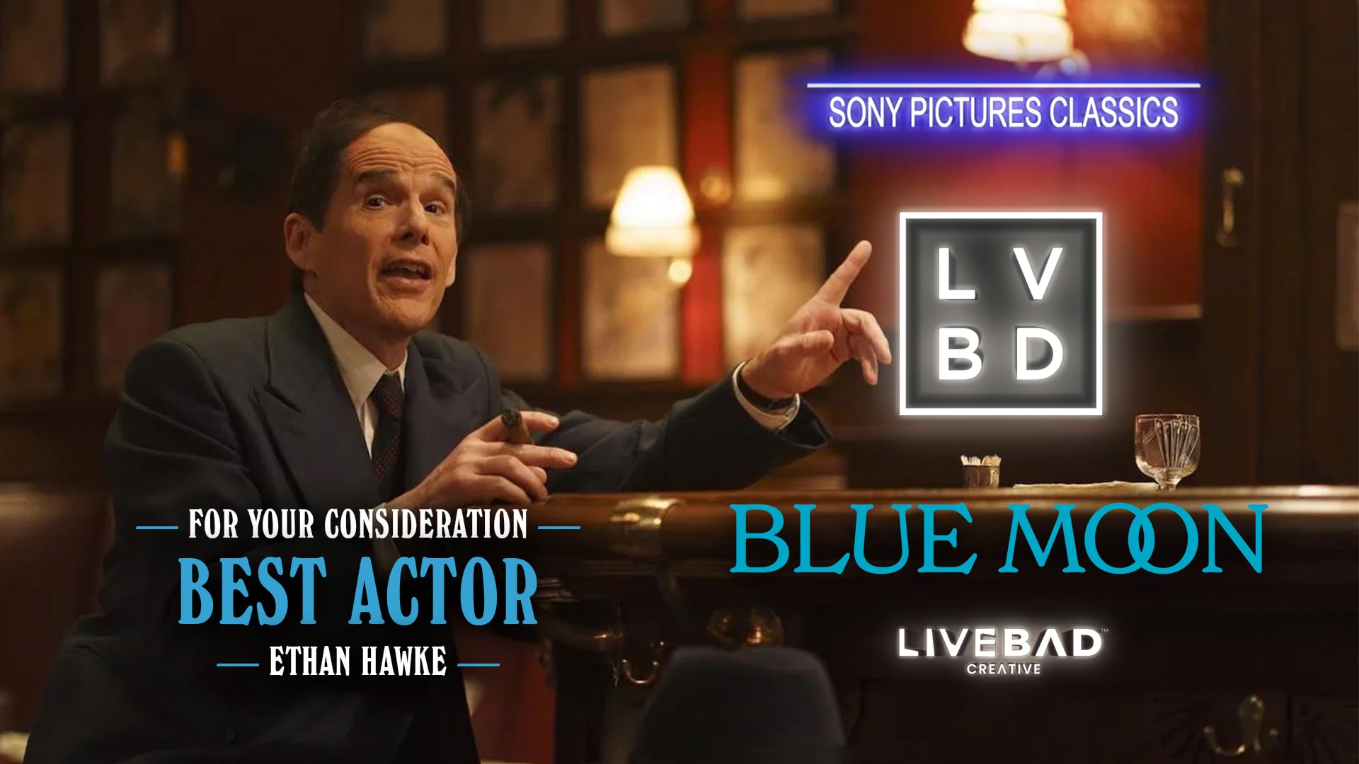 BLUE MOON - FYC :60 SPOT "BEST ACTOR - ETHAN HAWKE"