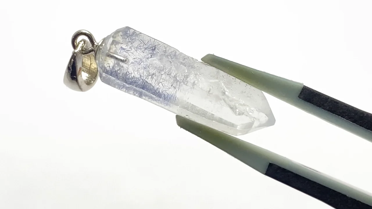 天然無処理 デュモルチェライト ペンダントトップ No 180 デュモルチェ