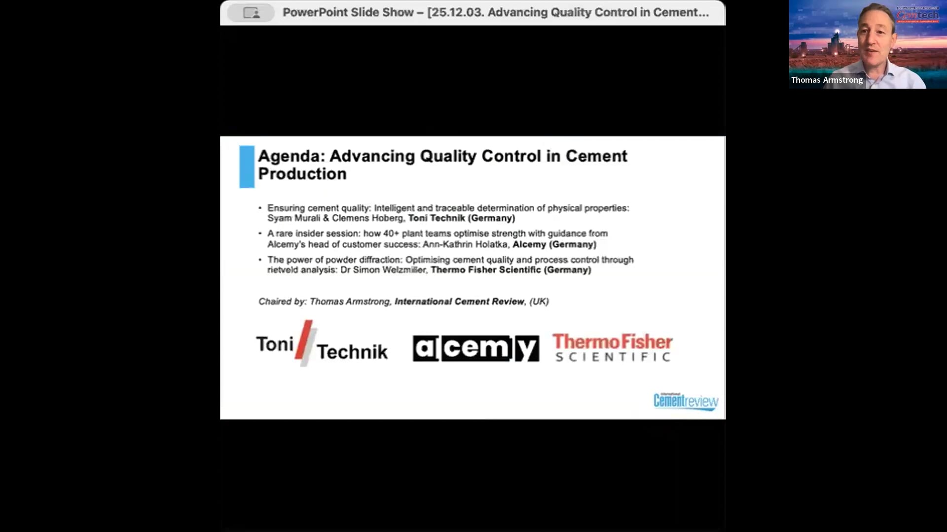Cemtech Live Webinar: Quality Control December 2025