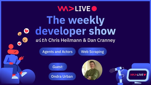 WeAreDevelopers LIVE – Web Scraping, Agents, Actors and more