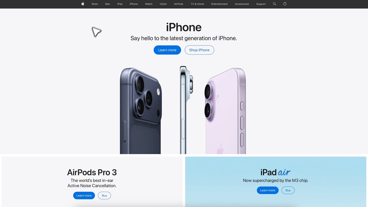 IA–UX Navigation Example