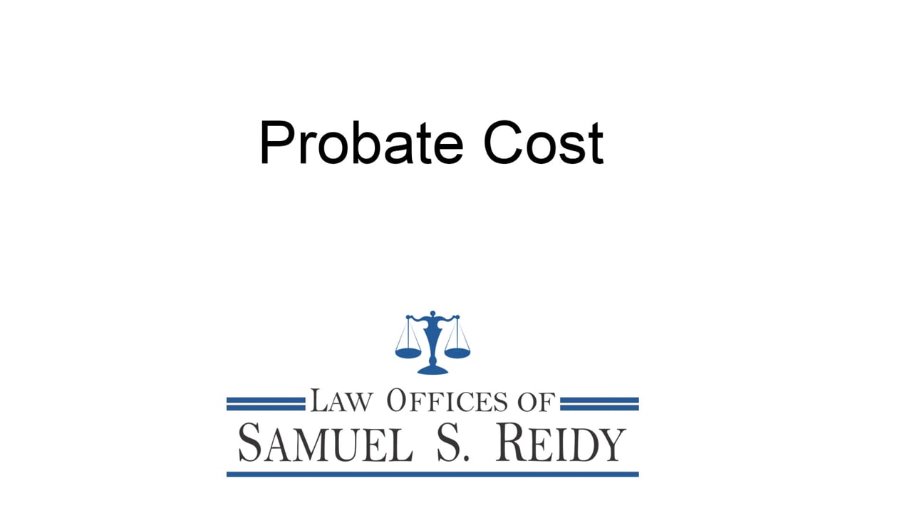 probate cost