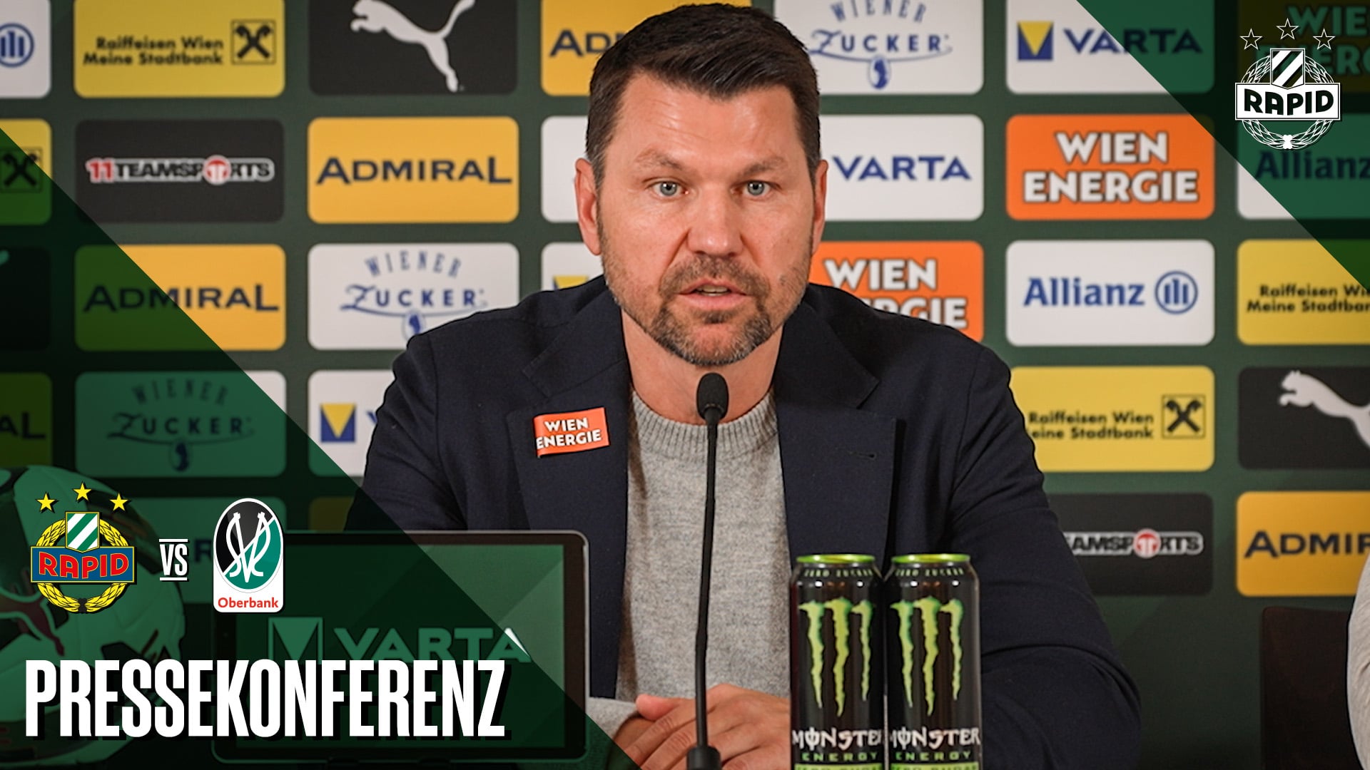 Pressekonferenz vor dem Spiel gegen Ried
