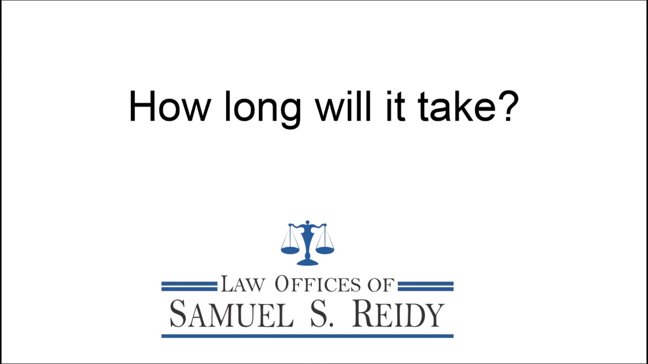 How long will it take?