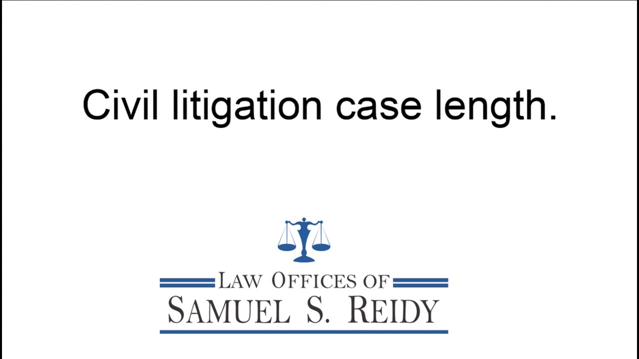 Civil litigation case length.