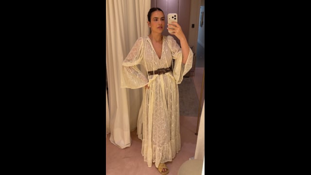Vestido Belle Renda Off-White 