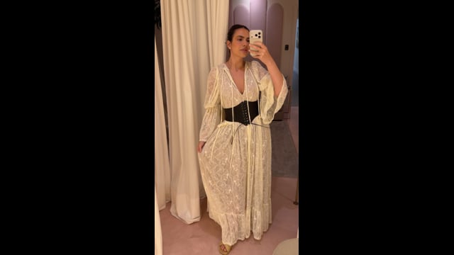 Vestido Belle Renda Off-White 